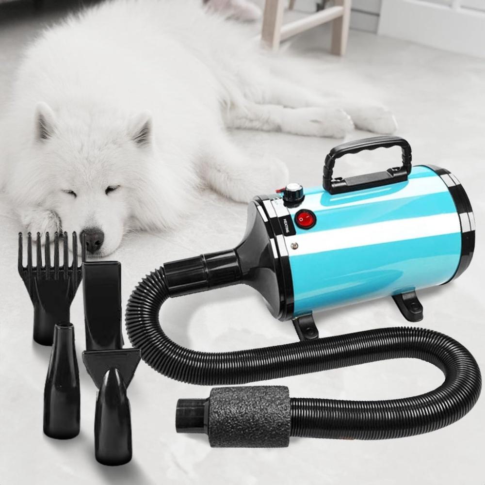 Advance Button Version Pet Hair Dryer - Blue