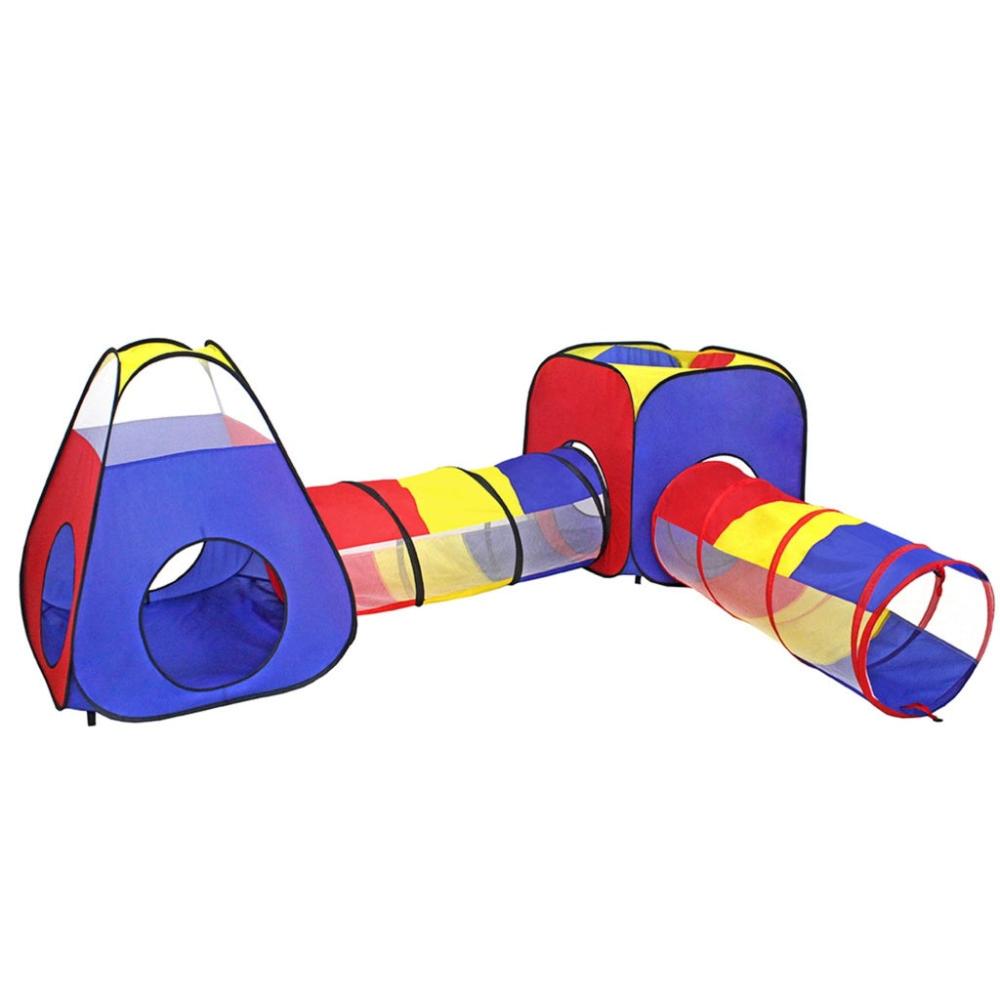 4 in 1 Mix Color Style Kids Play Tent