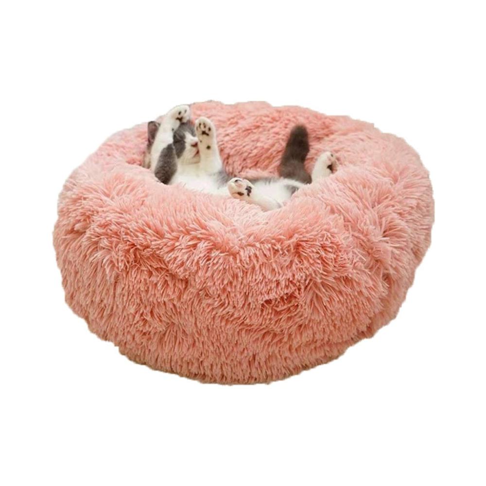 Soft Cozy Round Pet Bed XL 100cms (Pink)