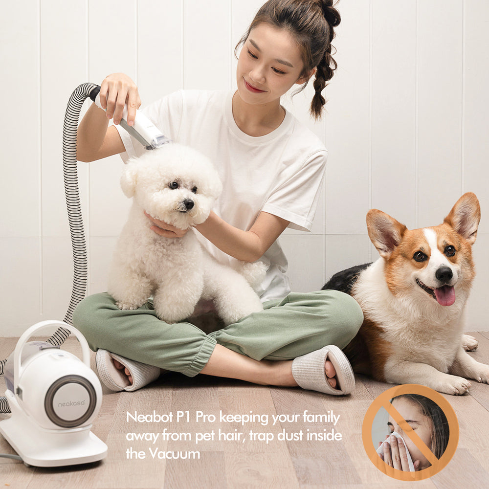 All-in-one Pet Grooming Kit and Vacuum