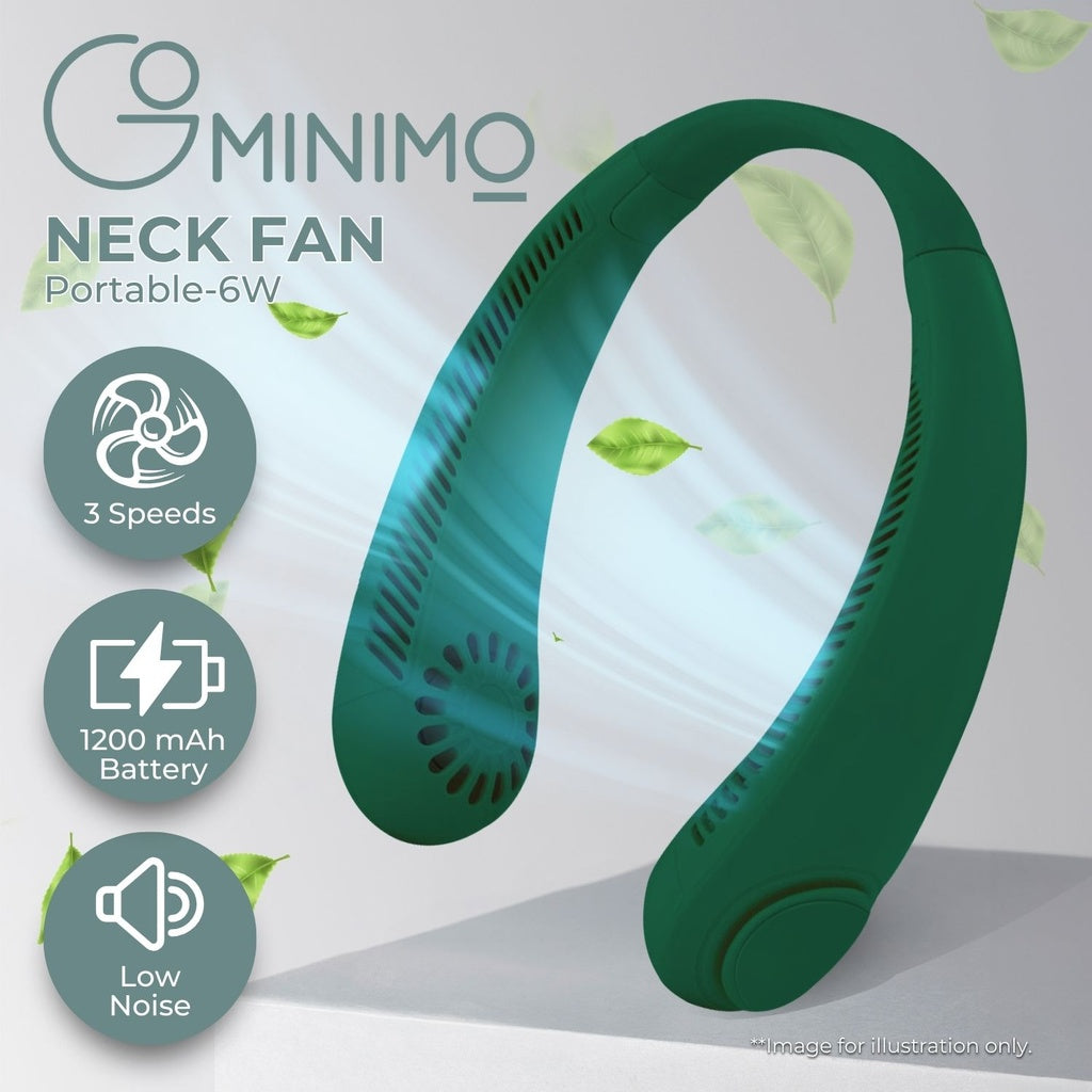 Rechargeable Neck Fan (Green)