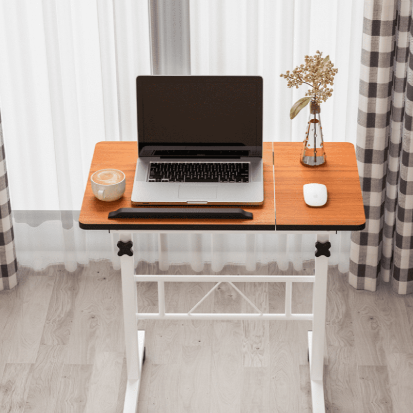 Adjustable Laptop Desk Portable Mobile Computer Table