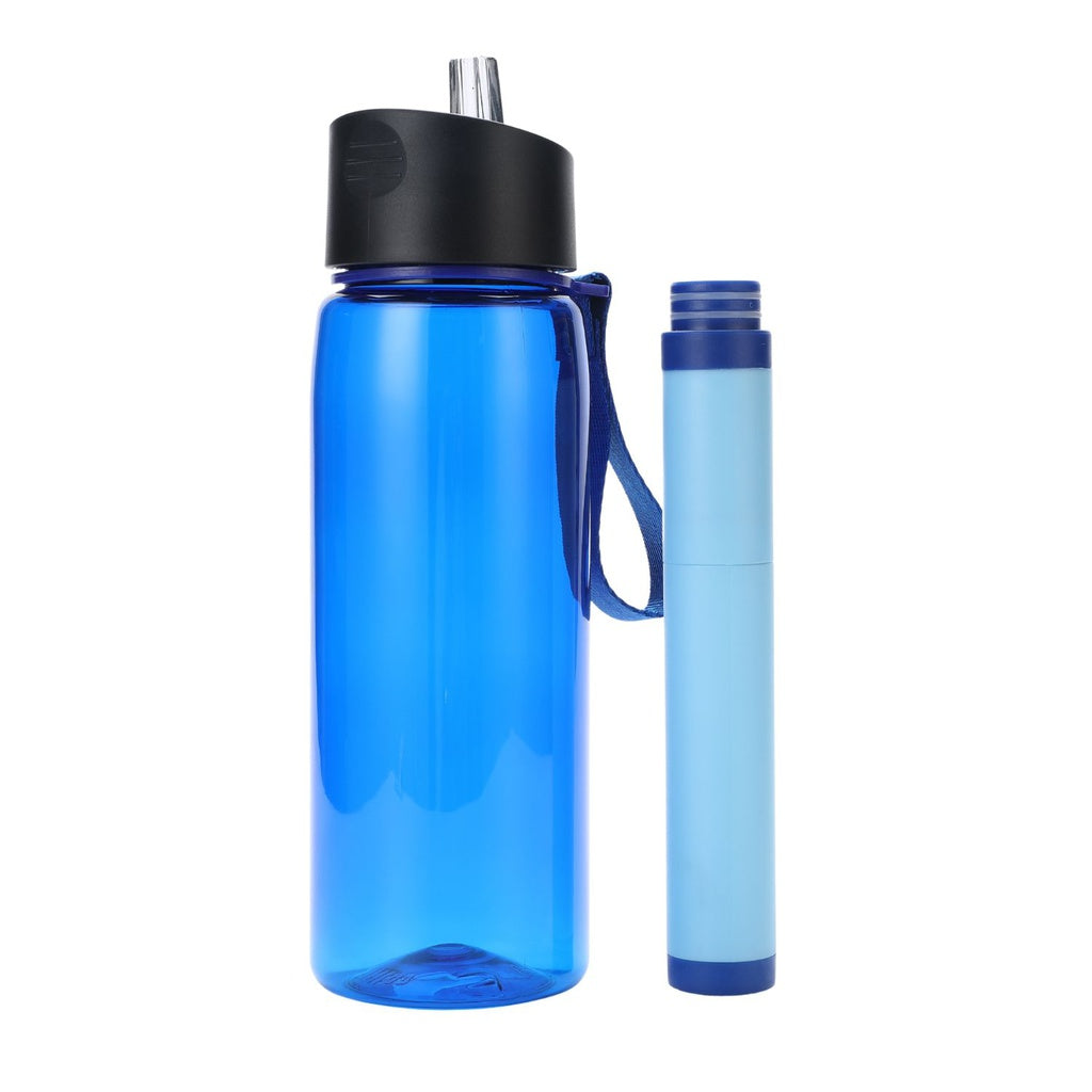 Ultralight and Durable Water Filter Straw with Bottle 550ML