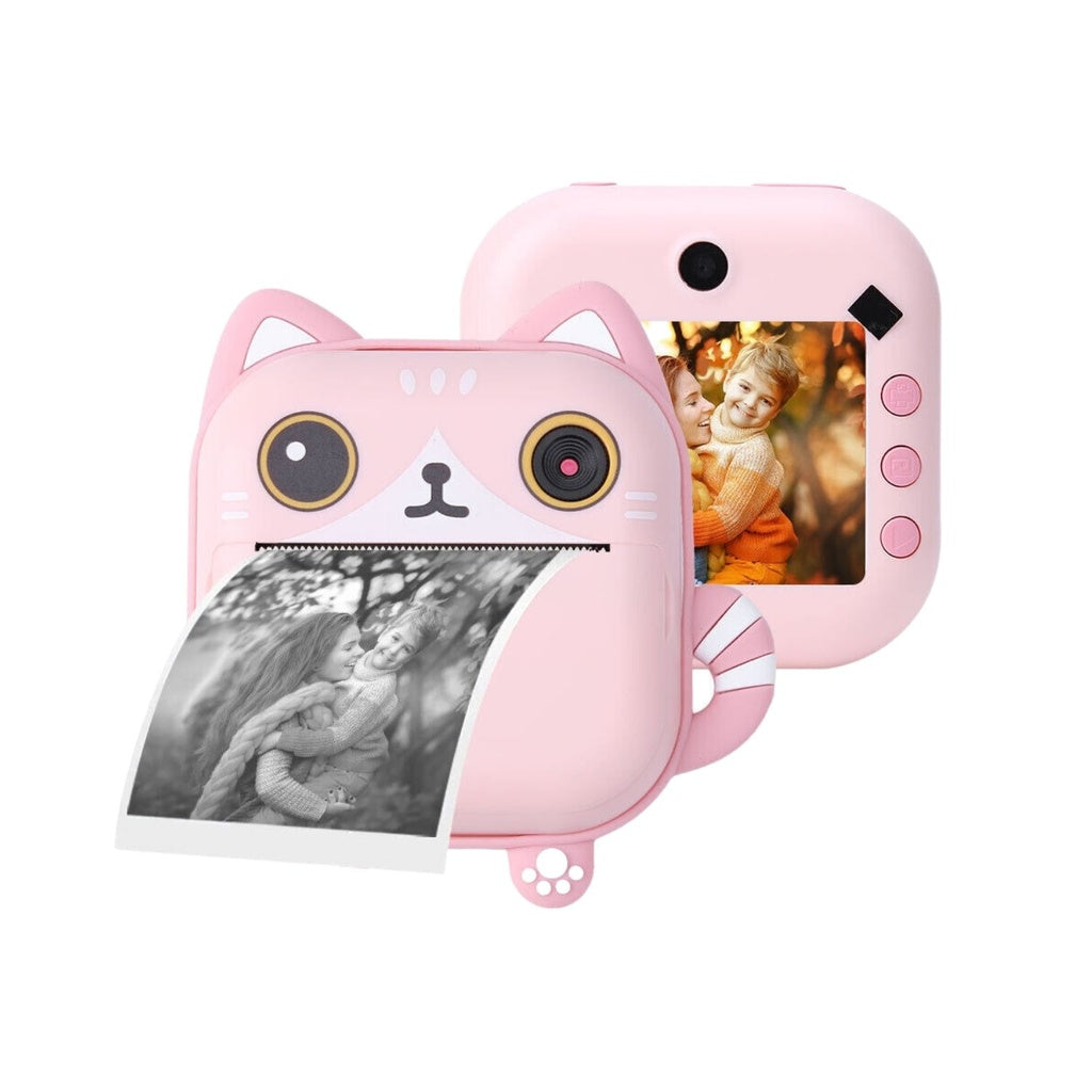 Kids Instant Print Camera - 32GB TF Card (Cat)