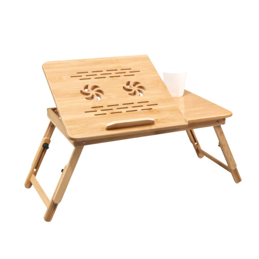 Foldable Bamboo Laptop Bed Desk and Folding Legs