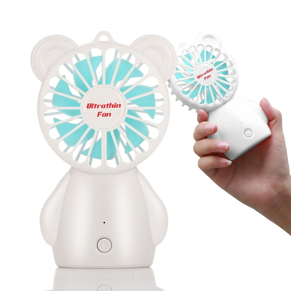 Rechargeable Handheld Fan (White)