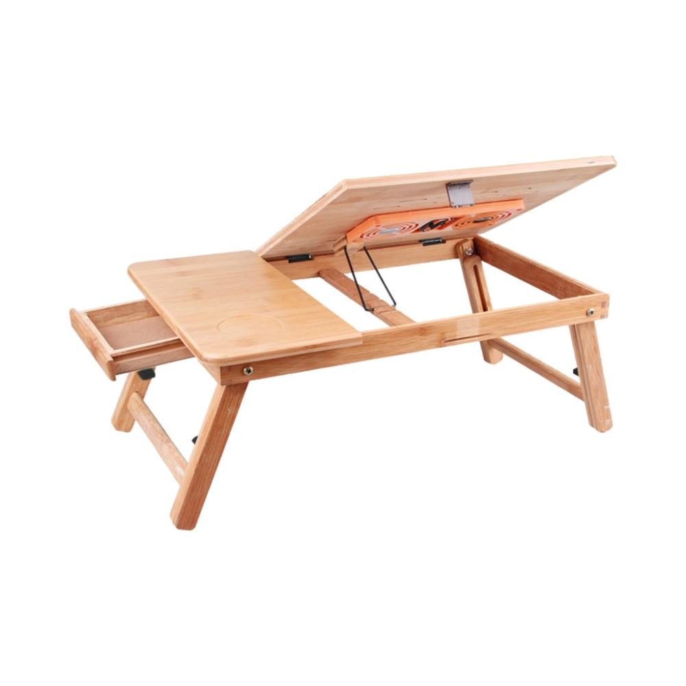 Foldable Bamboo Laptop Bed Desk and Folding Legs