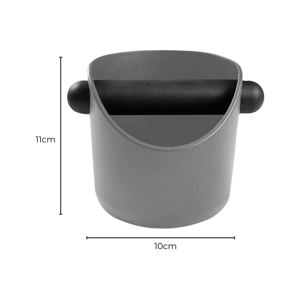 Coffee Knock Box With Removable Knock Bar - Grey 11cm