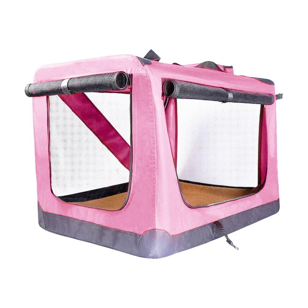 Portable Pet Carrier-M Size (Pink)