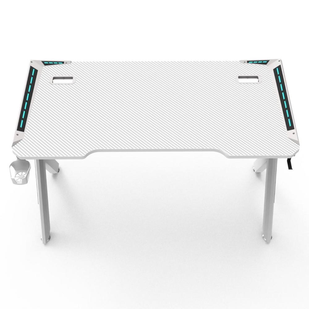 RGB Gaming Desk Y Shape White - 140cms