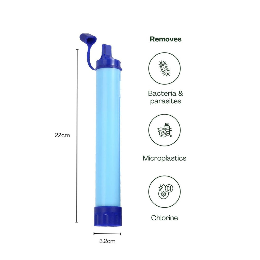 Ultralight and Durable Water Filter Straw