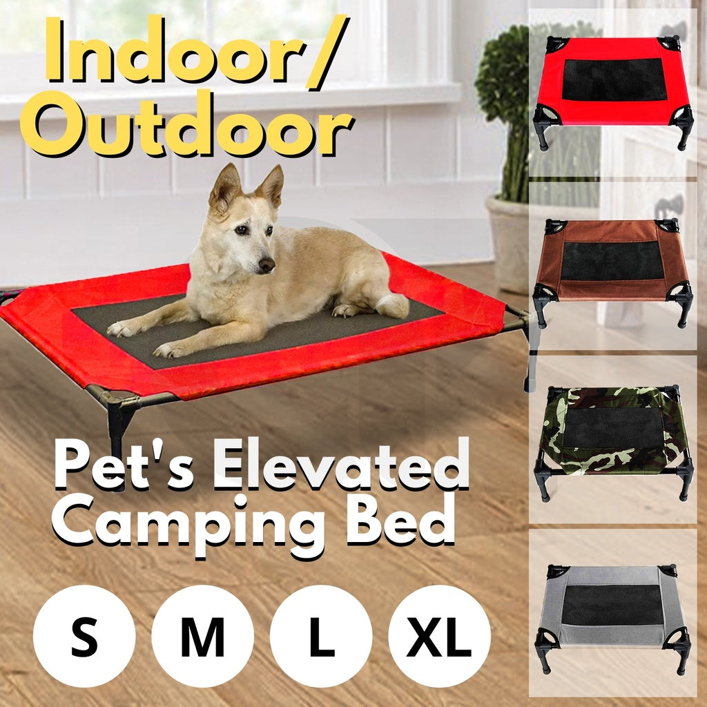 Pet Outdoor Waterproof Camping Bed (Medium - Army)