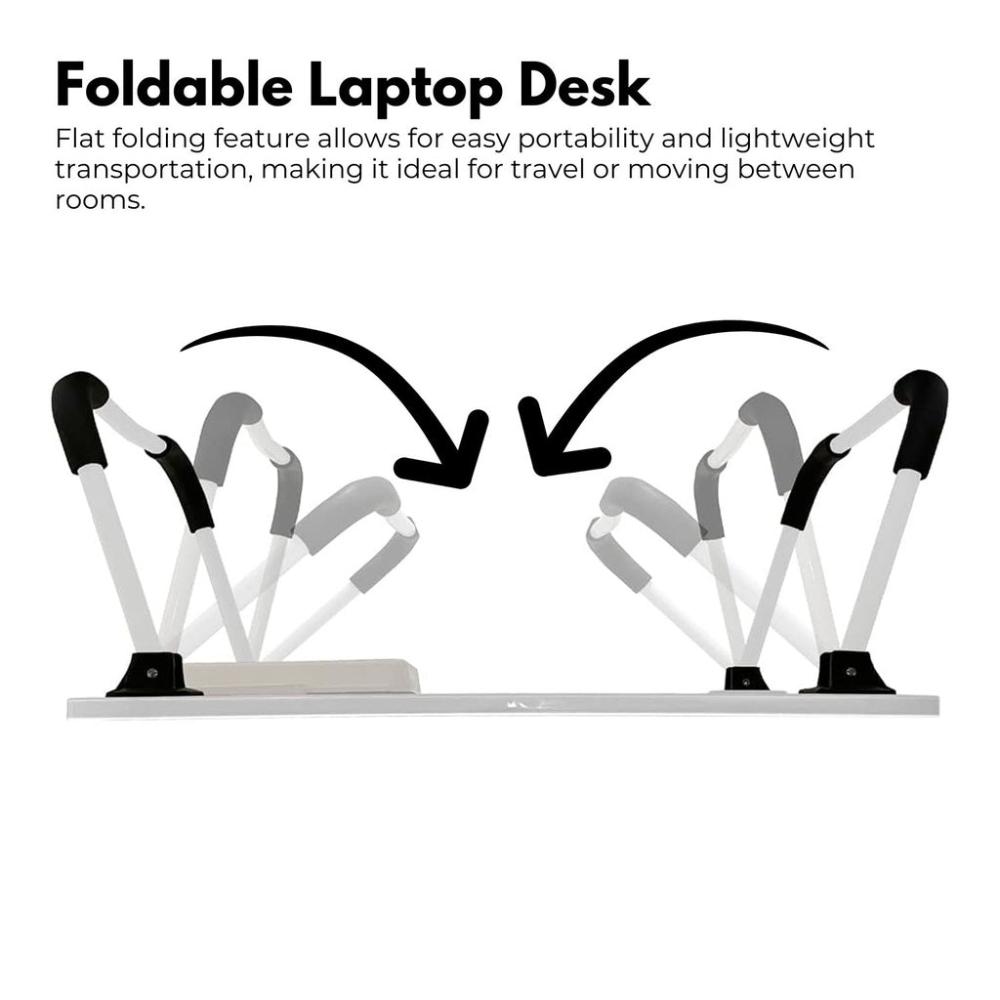 Multifunctional Portable Laptop Desk with USB Charge Port