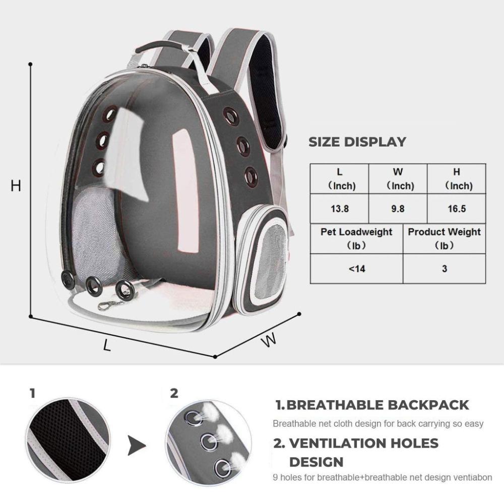 Safety and Comfort Space Capsule Backpack - (Grey)