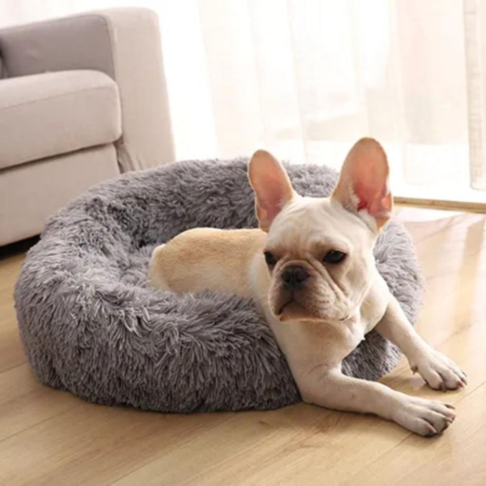 Soft Cozy Pet Bed 80cm (Light Grey)