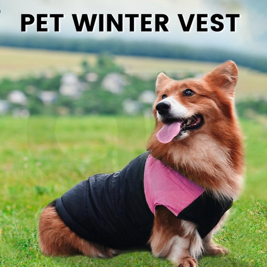 Waterproof Pet Winter Vest (4XL Blue)