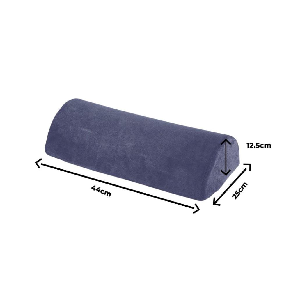 Supportive Memory Foam Footrest - Navy Blue