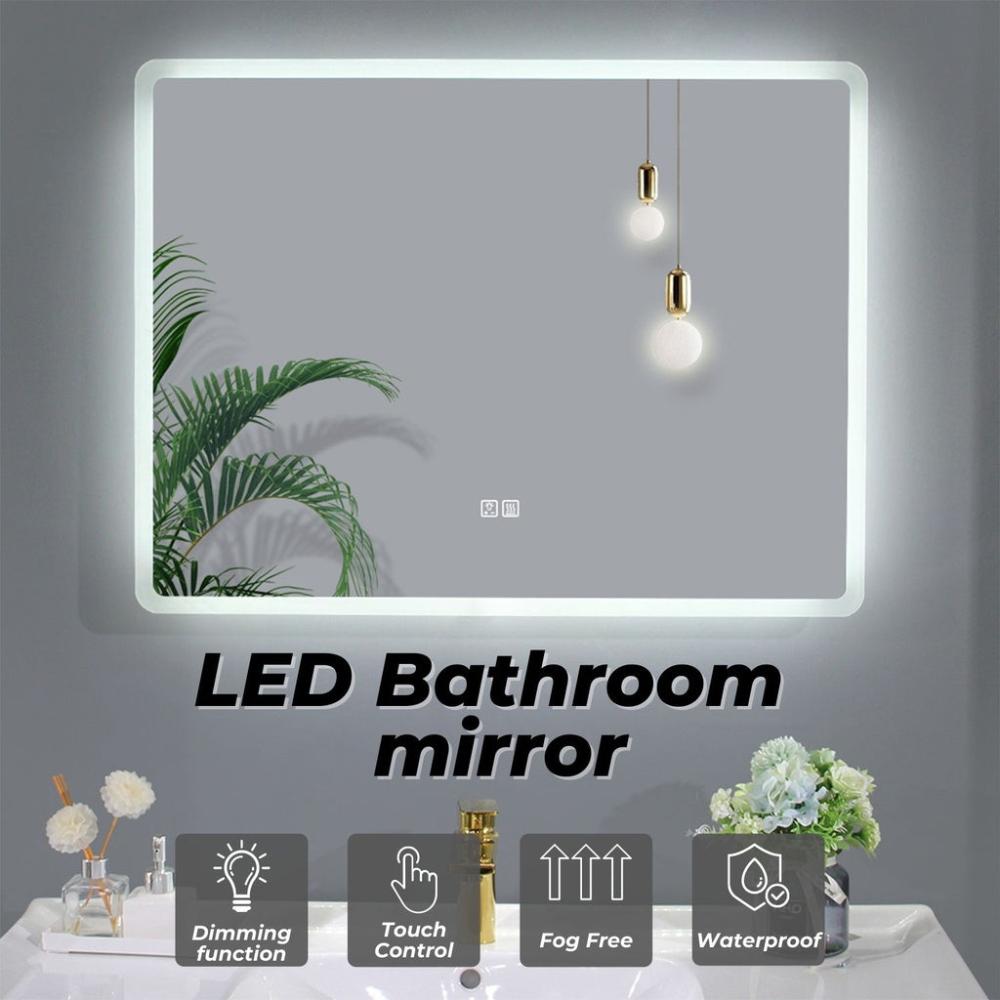 Anti-Fog Touch Sensor LED Bathroom Mirror