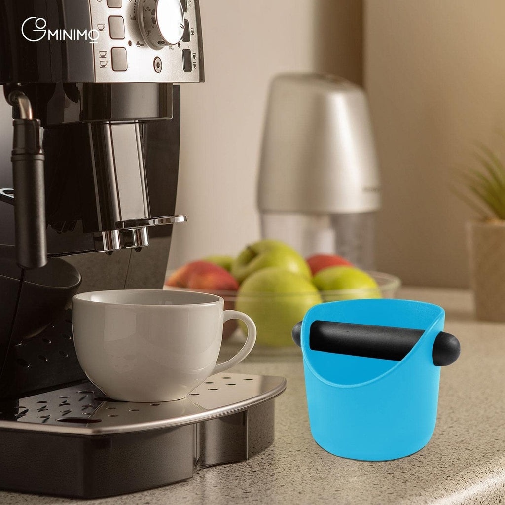 Coffee Knock Box With Removable Knock Bar- Blue 11cm