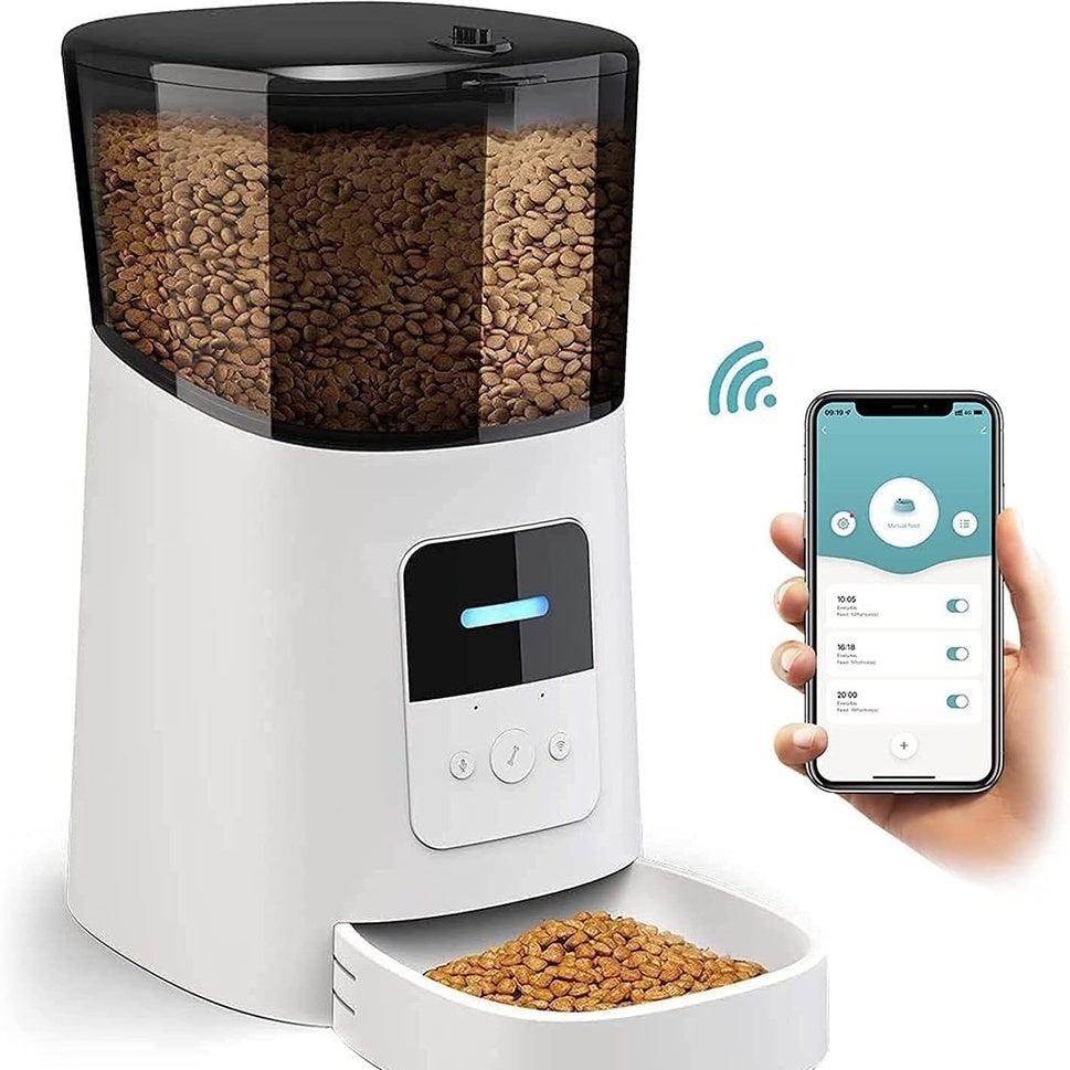 WiFi 6L Automatic Pet Feeder (White)