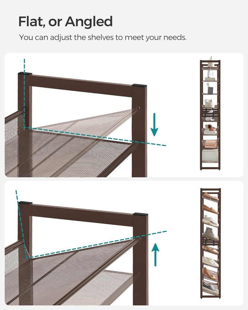 8-Tier Shoe Rack Storage - 32 pairs