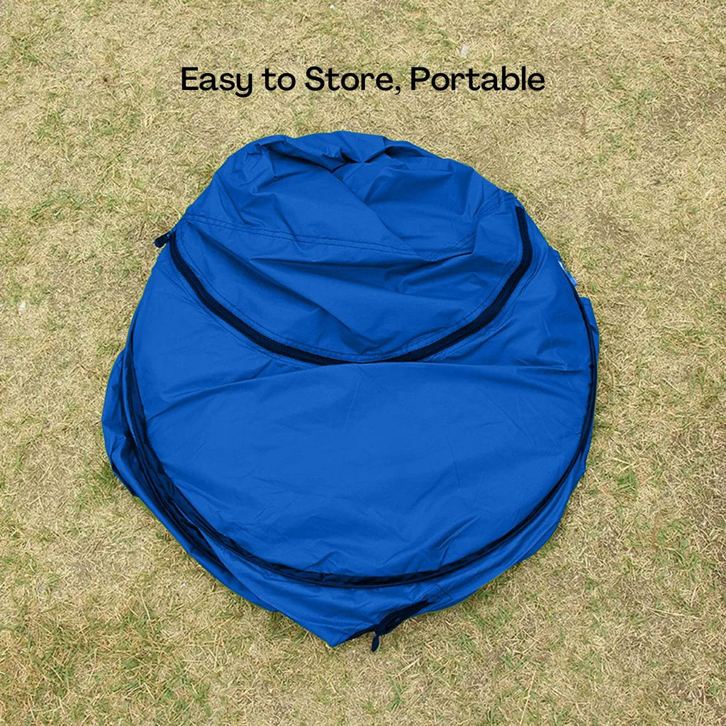 Shower Tent with 2 Window (Dark Blue)