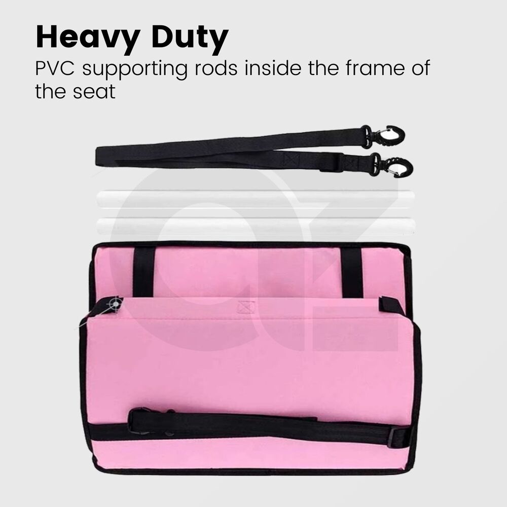 Car Booster Seat Pet Carrier Safety Protector Basket - Pink