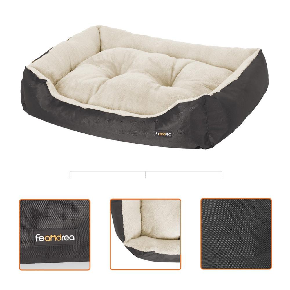 Dog Bed Reversible Cushion Dark Grey - 70cms