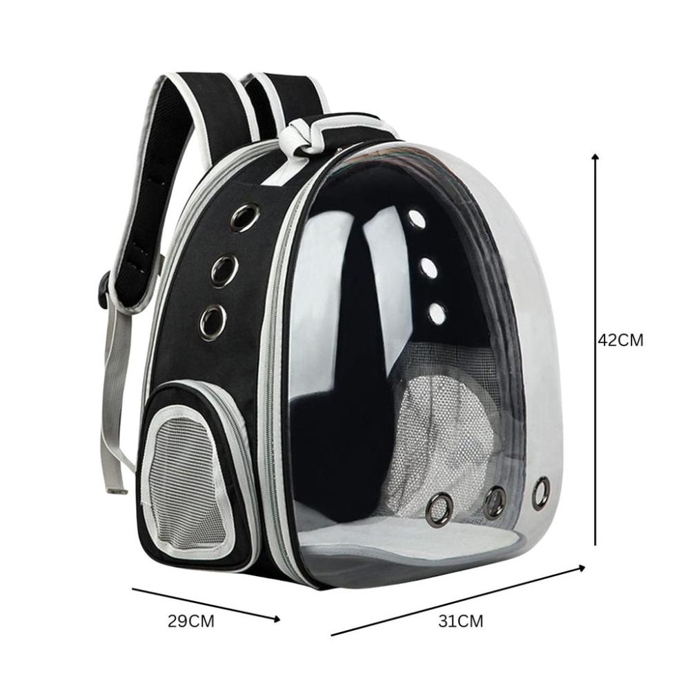 Expandable Space Capsule Backpack - (Black)