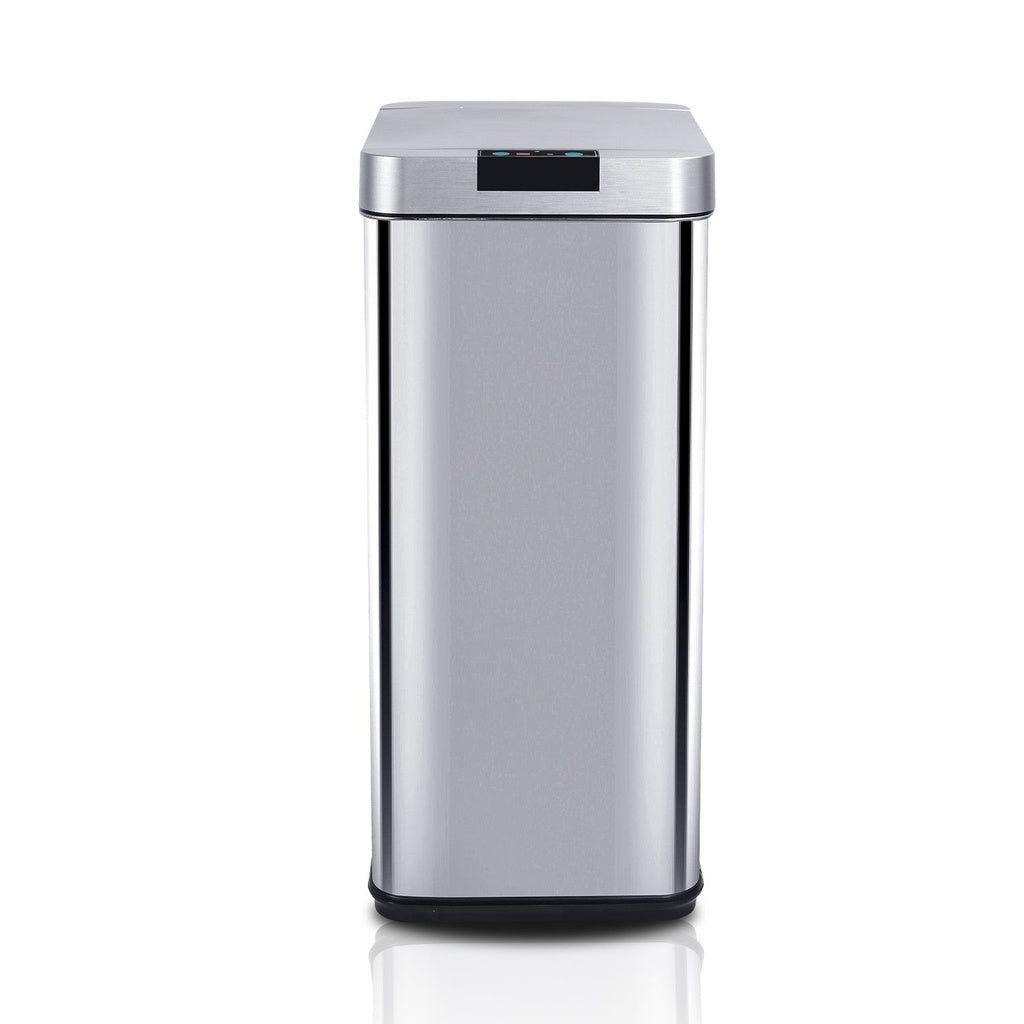 Narrow Silver Square Sensor Bin - 50L