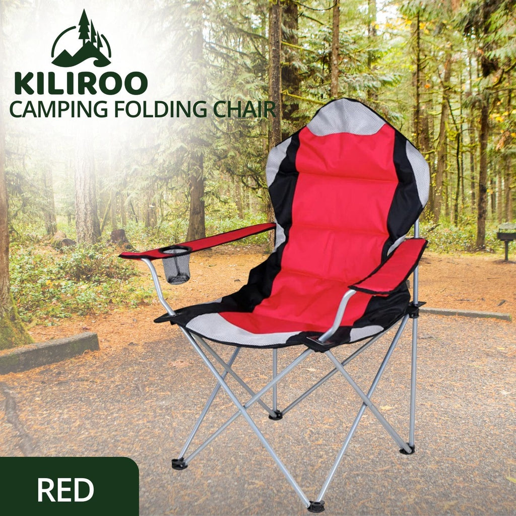 Camping Folding Chair - Red