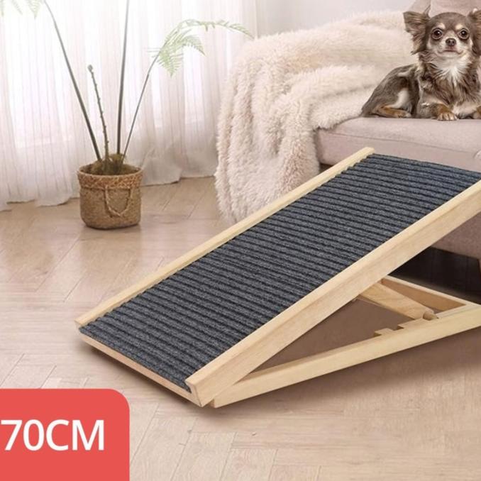 Wooden Adjustable Pet Ramp 70 x 35 cm