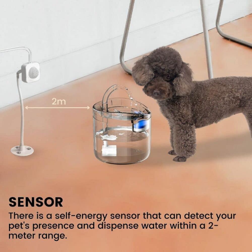 Automatic Smart Pet Water Fountain Dispenser - 1.8L