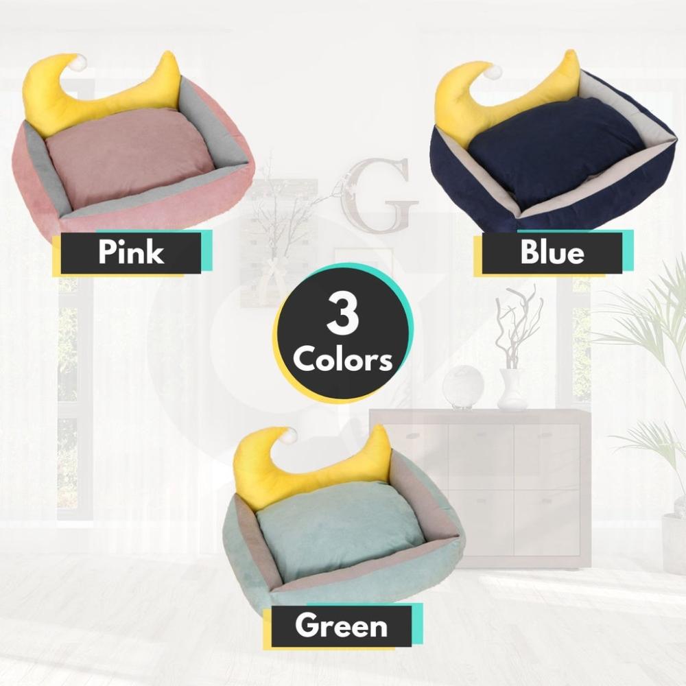 Soft Moon Design Pet Bed (Large - Green)