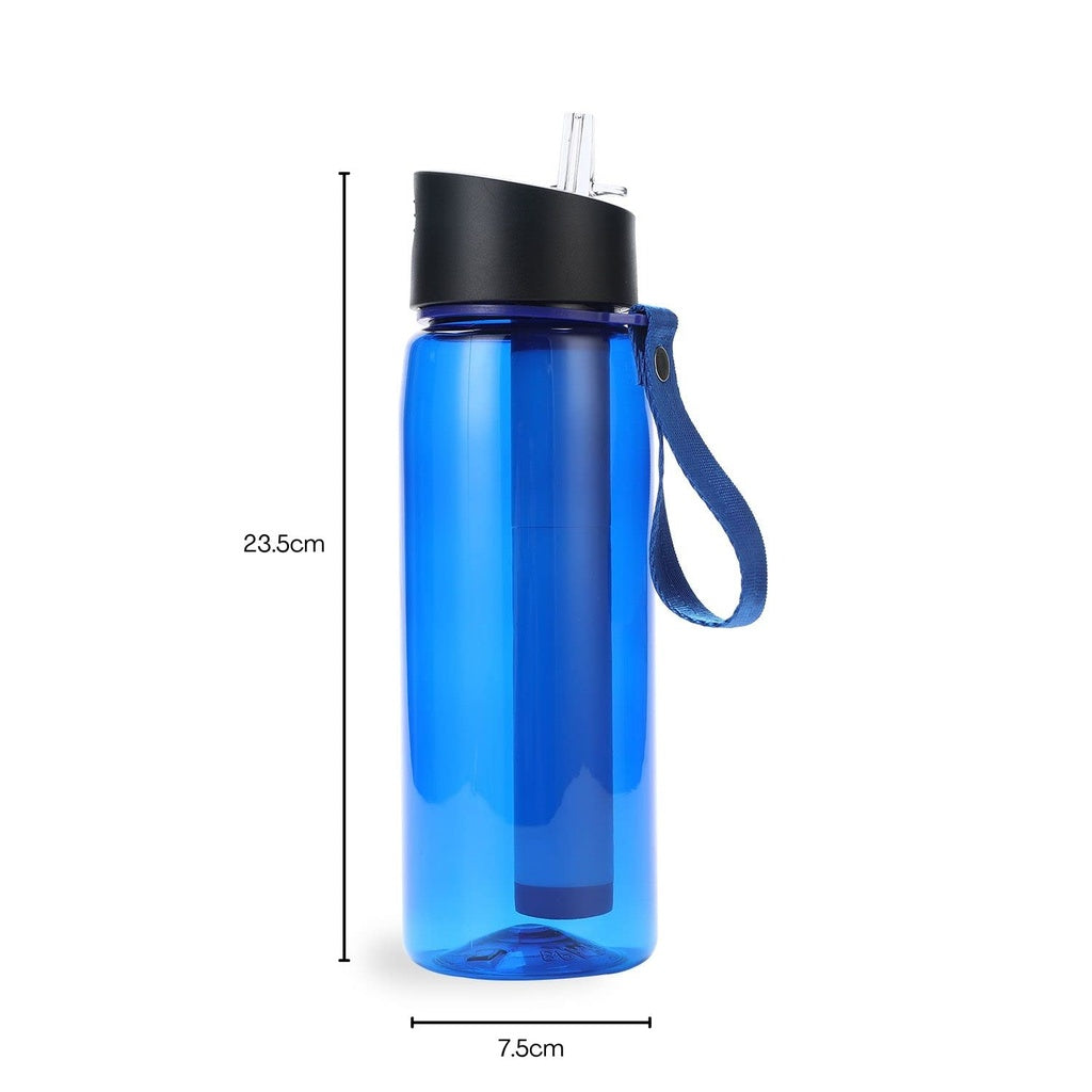 Ultralight and Durable Water Filter Straw with Bottle 550ML