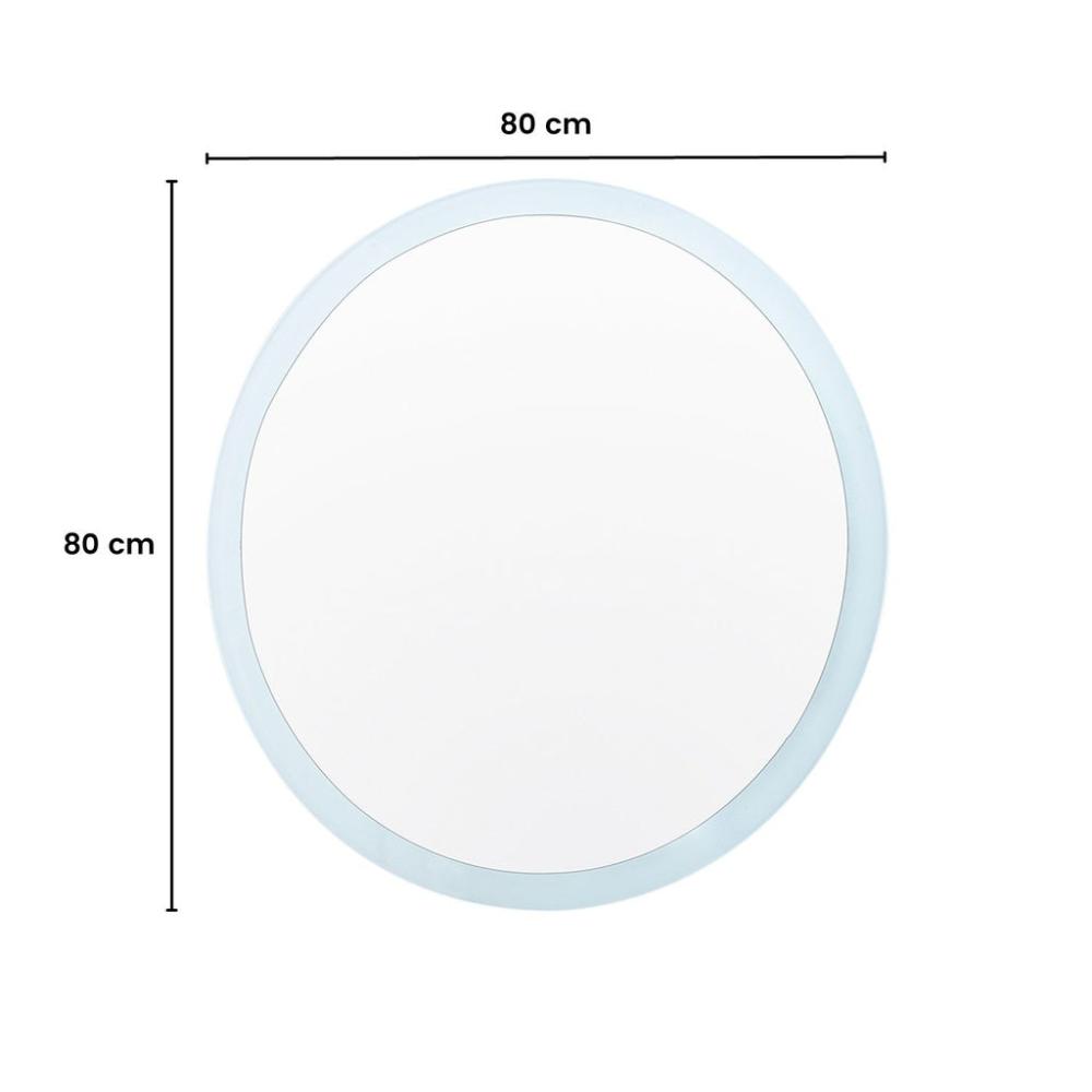 Round Sleek LED Mirror - 80cms