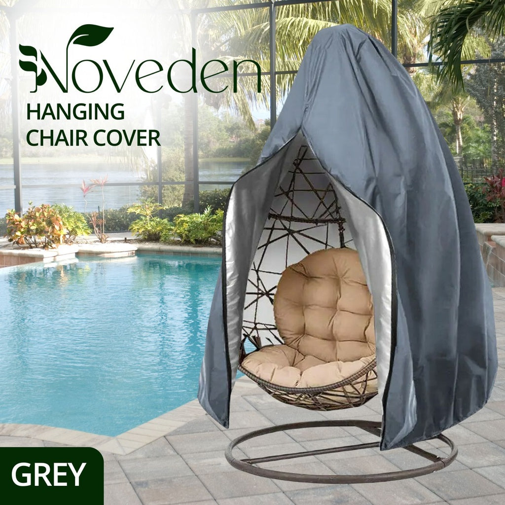 Patio Hanging Chair Cover with Zipper - Grey