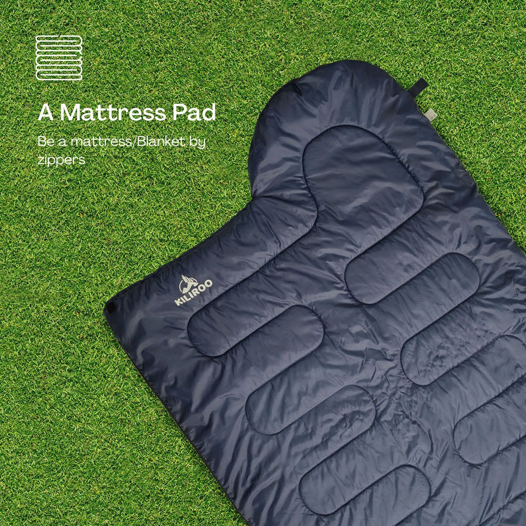 Sleeping Bag 350GSM - Navy Blue