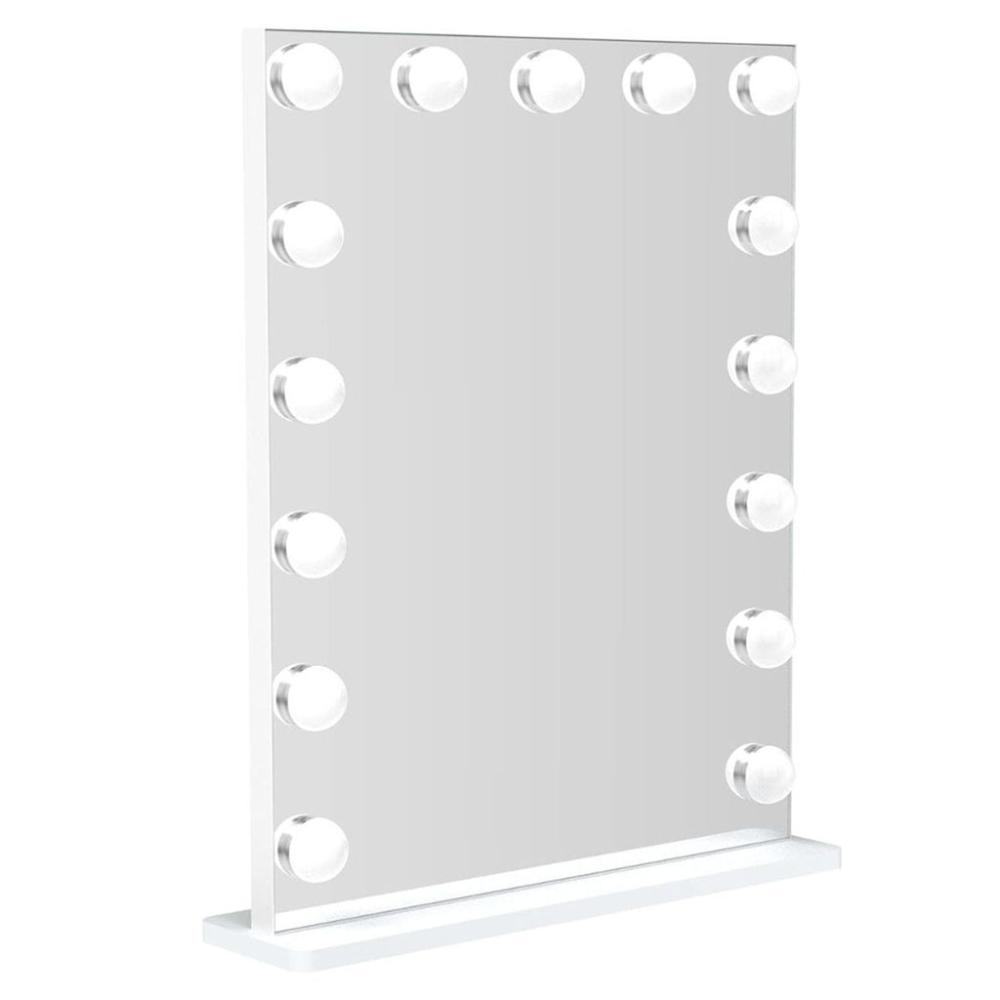 Hollywood Mirror 15 LED 51.2x42cms - Vertical