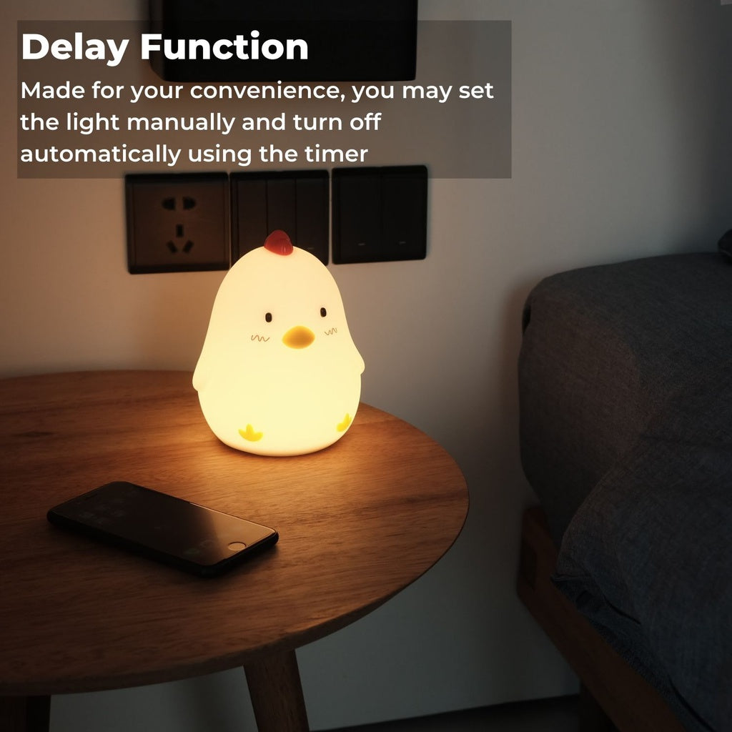 Wake Up Chicken Night Lamp Alarm Clock