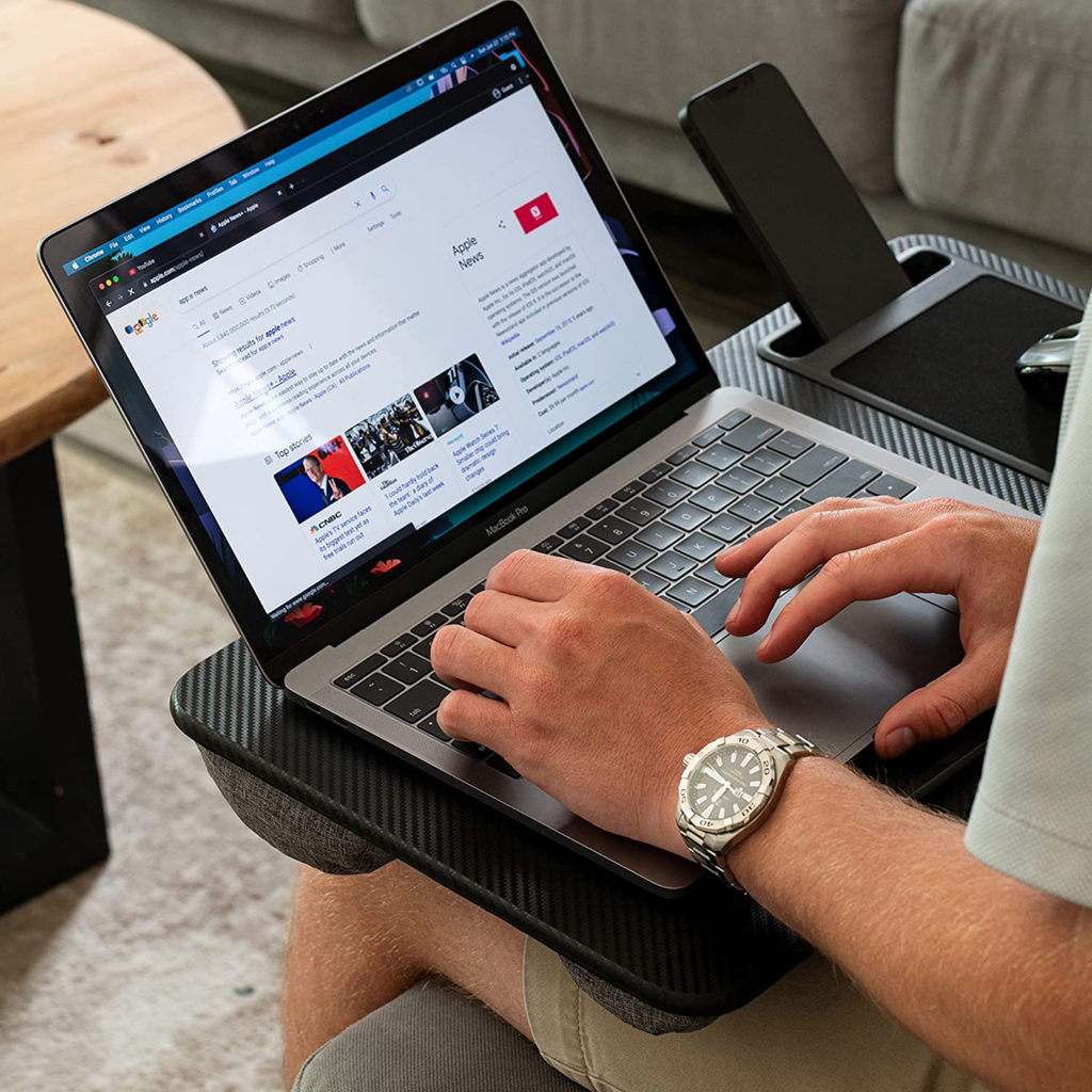 Multifunctional Portable Bed Tray Lap Desk - Black