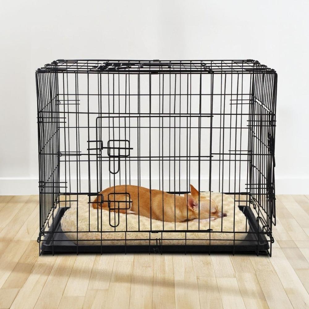 Foldable Rust Resistant Dog Cage 24"