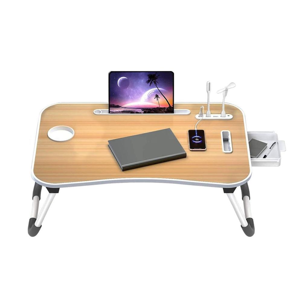 Multifunctional Portable Laptop Desk with USB Charge Port