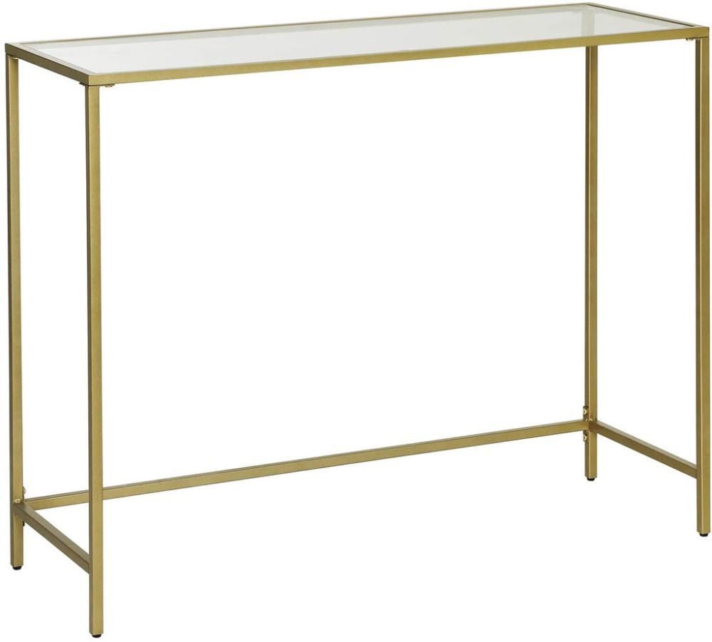 Tempered Glass Top Console Table