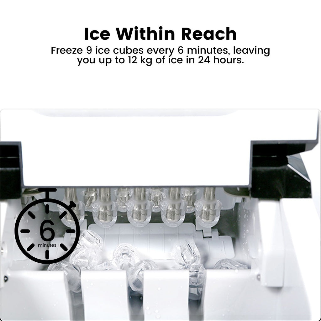 Ice Maker Machine Stainless Steel - 2.2L