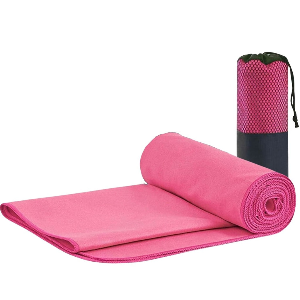 Quick Dry Gym Sport Towel 110 x 175CM (Dark Pink)