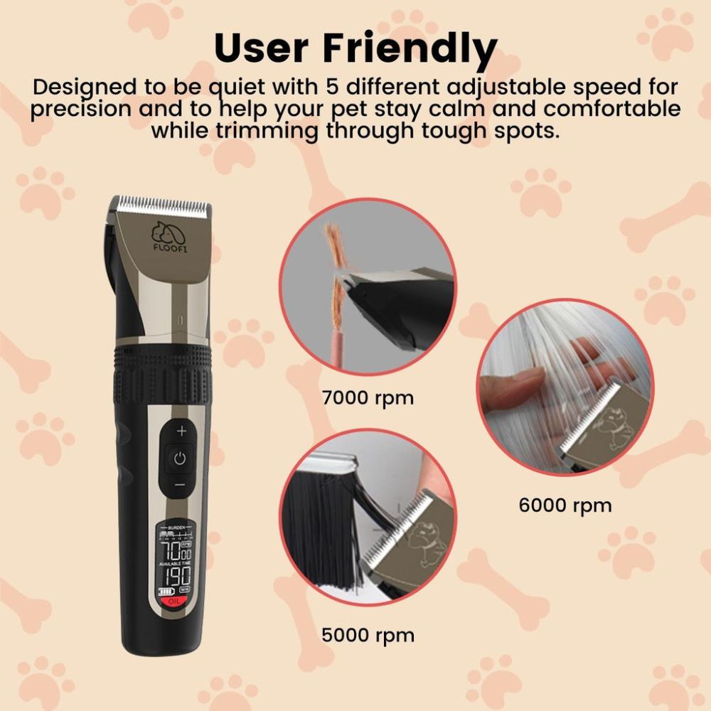 Upgrade Version Motor Pet Trimmer Set