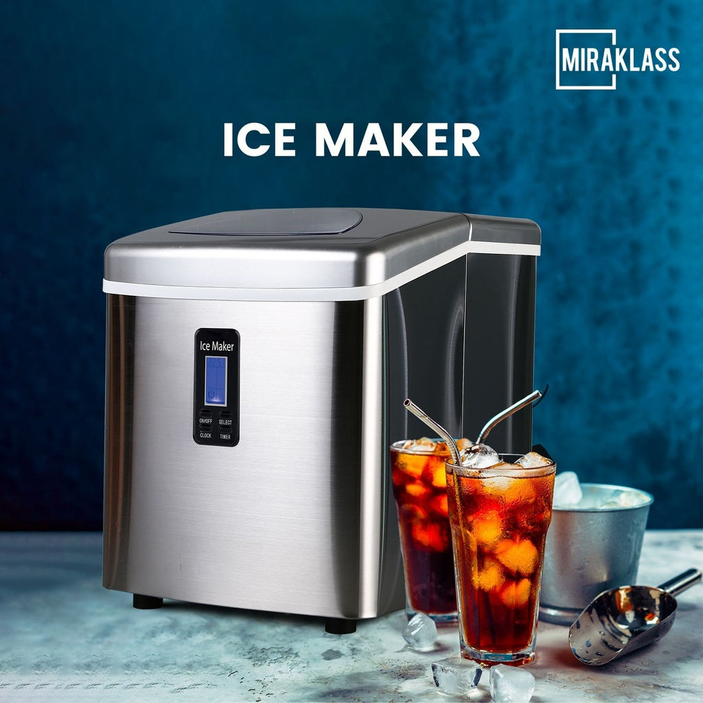 Stainless Steel Ice Maker Machine - 3.2L