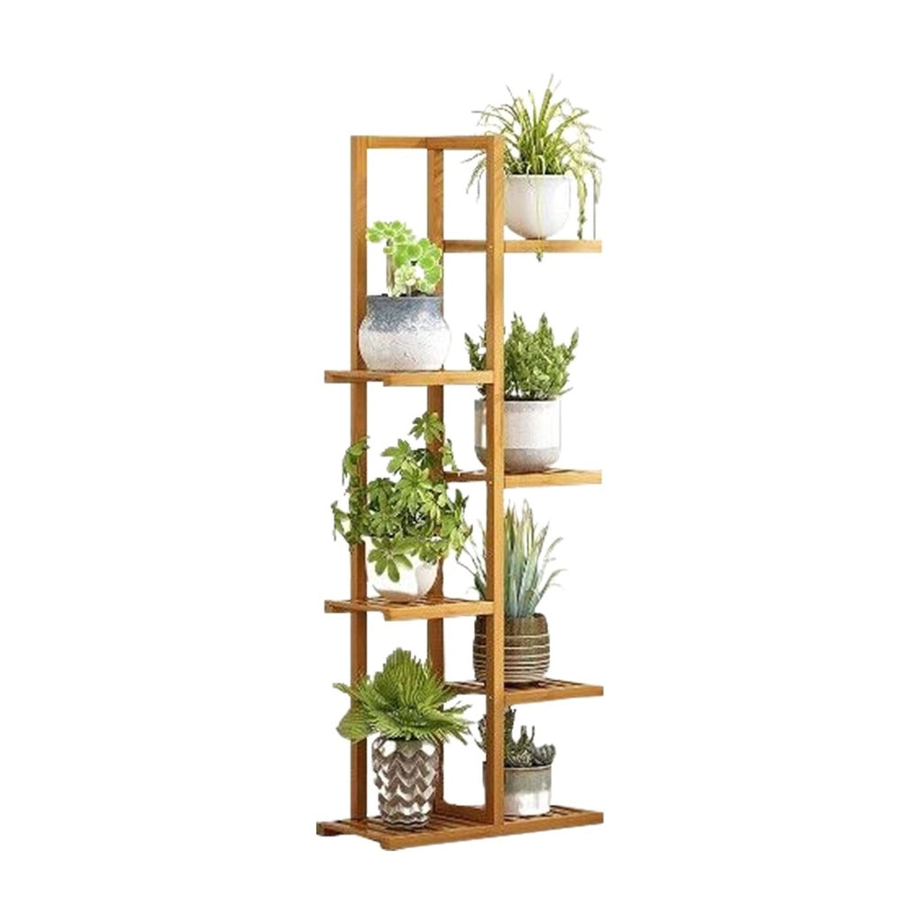 6 Tier 7 Potted Bamboo Plant Stand Rack (120CM)