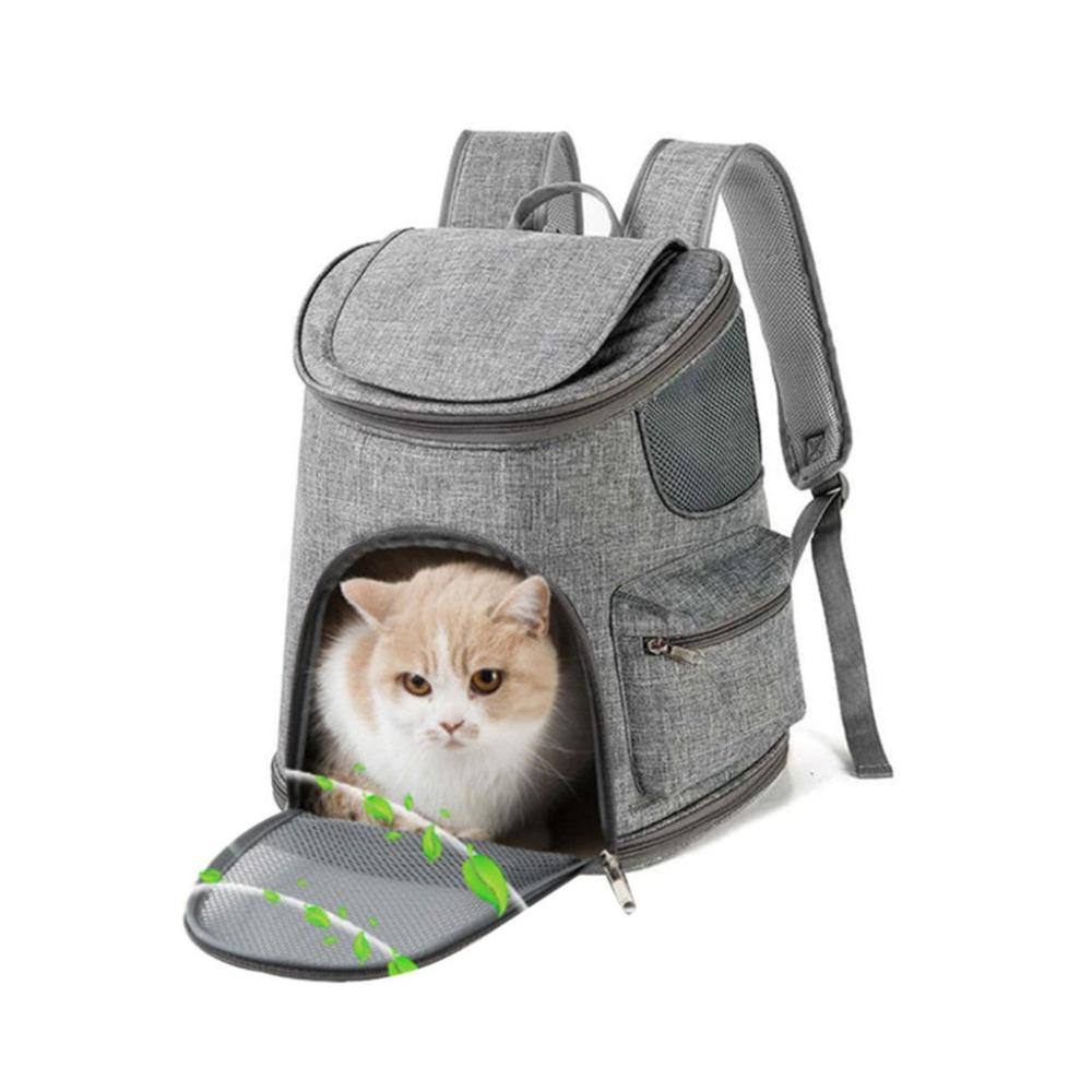 Comfortable Ventilation   Pet Backpack - (Black)